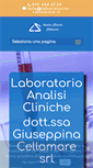 Mobile Screenshot of laboratorio-cellamare.it